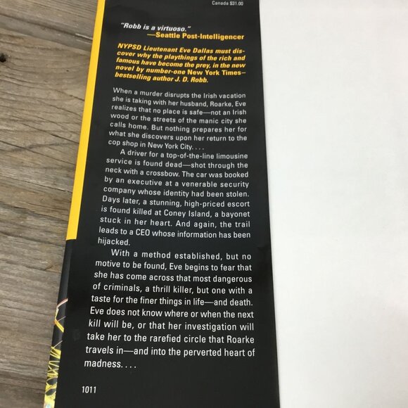 Indulgence In Death By J.D. Robb Hardcover 2010 - Picture 5 of 7